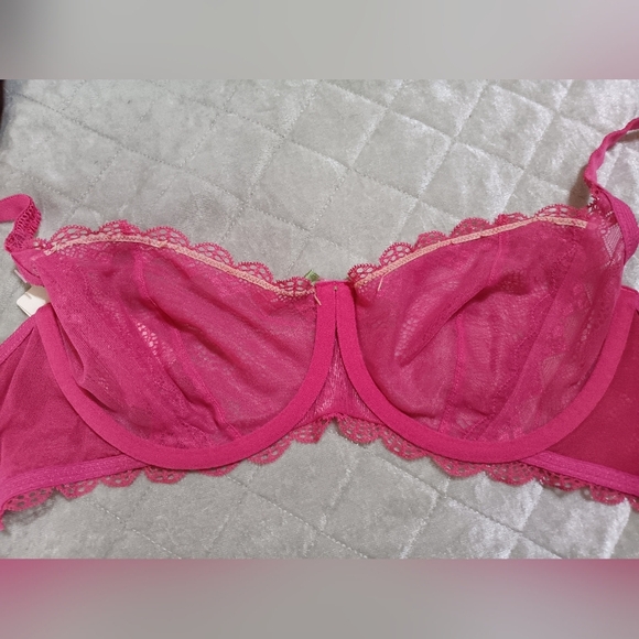 Pink and Green Polka Dot Bra Intimates - Picture 8 of 8